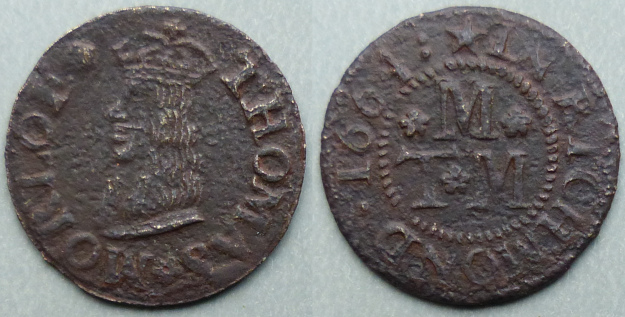 Richmond, Thomas Morloe 1664 farthing